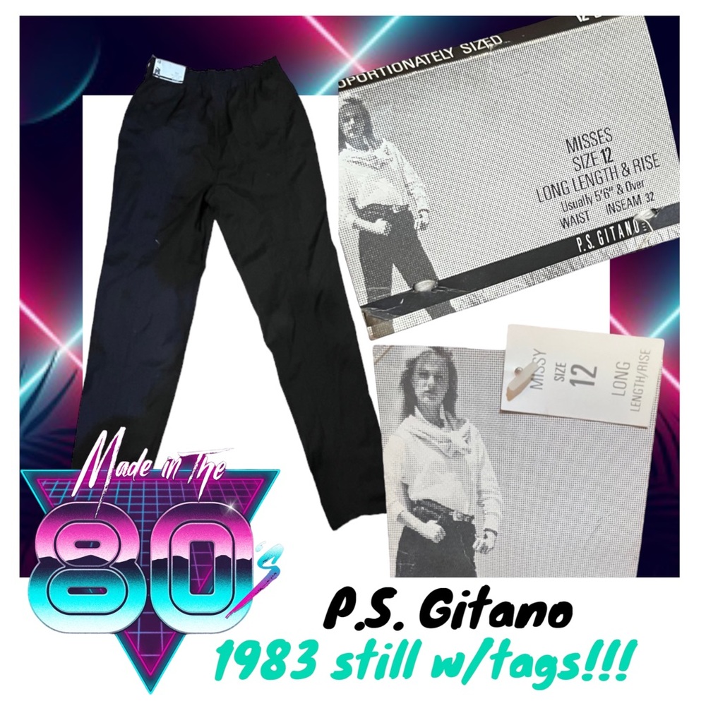 1987 Is Calling For These New W/ Tags! What? Check Out That Tag! 12 Long Vintage